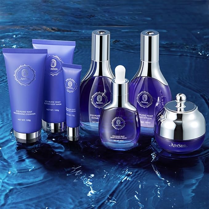 7 Piece Skincare Set Full-size skin Moisturizing