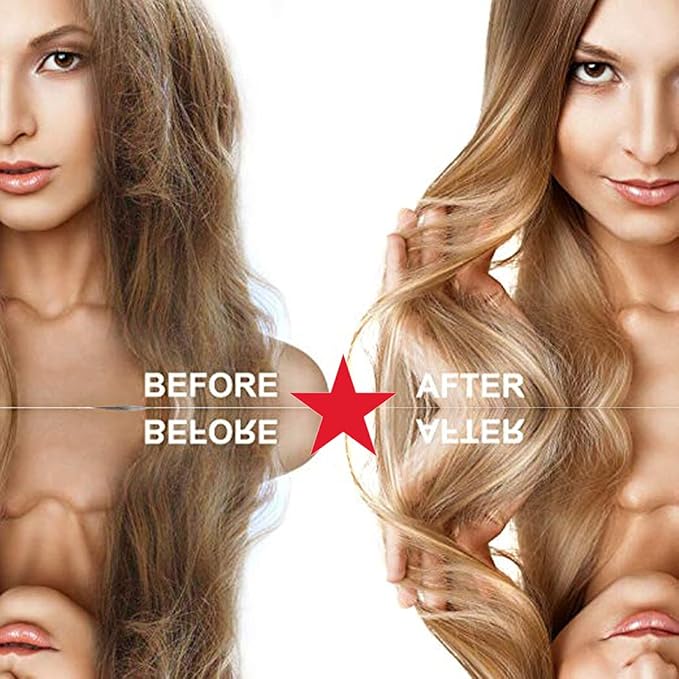 Moroccan Keratin Gold Series Brazilian Keratin Hair Treatment Blowout Smoothing Straightening Hair Professional Salon Grade Long Lasting Natural Organic Results (Large 4 pc set)