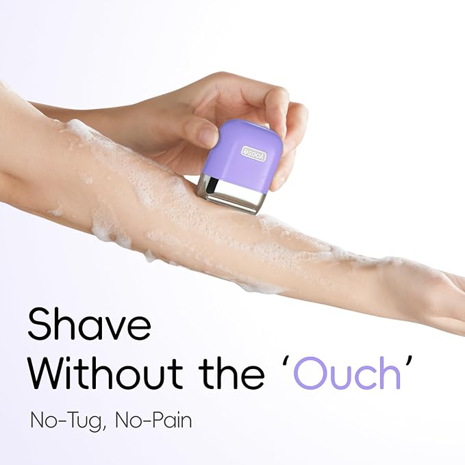 yoose Electric Razors for Women, IPX7 Alloy Body Bikini Trimmer for Women (USB-C, Trimmer Comb, Multi Shaving Modes), Portable Size, Taro Purple