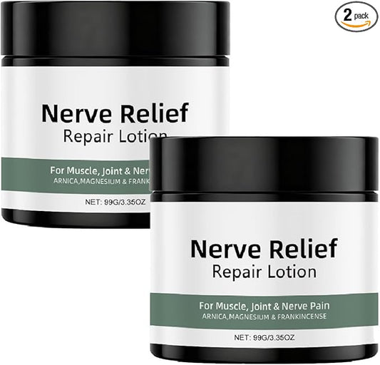 2 Pcs Alcura Nerve Cream, Neuropathy Lotion with Arnica for Joint Neck Lumbar Hand Foot and Knee Relief Care Cream.