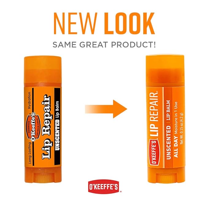 O'Keeffe's Unscented Lip Repair Lip Balm