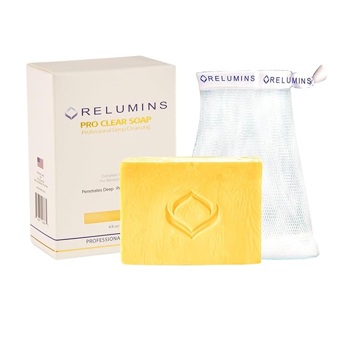 Relumins Authentic Professional Clear Soap with Calamansi & Salicylic Acid with Net