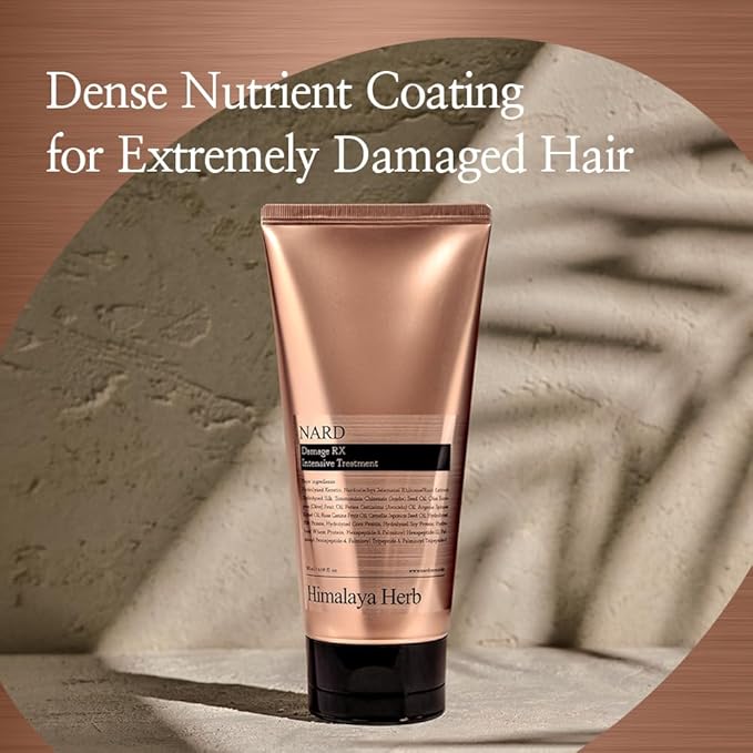 NARD RX Hair Conditioner for damaged hair / 3.38 oz - RX Treatment, High-Nutrition, and Split Hair Care (Containing Amino Acids, Protein, Keratin, Silk, 11 Peptides, Vitamin E, and 6 Oils)