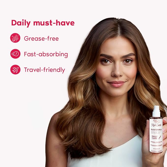 I Belli Capelli Ravenna Hair Straightening Kit – Blonde Hair B-tox & Repair Oil – Anti-Frizz, Intense Hydration, Shine – Formaldehyde-Free – B-otox Hair Treament For Blonde Hair (2-Pack)