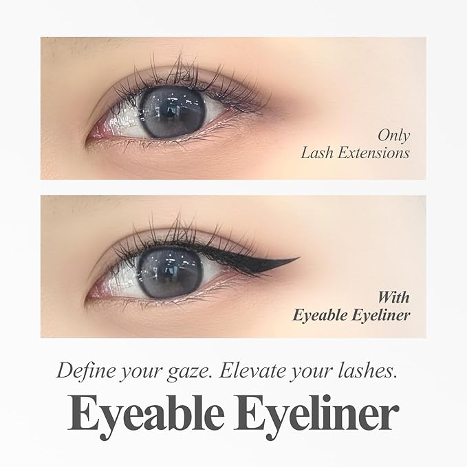 BL Lashes Liquid Eyeliner – 24Hr Long Lasting, Smudge Proof & Fade Resistant, Ultra Precision Brush Tip, Easy Removal Formula, Safe for Lash Extensions & Lift (Black, 0.5ml)
