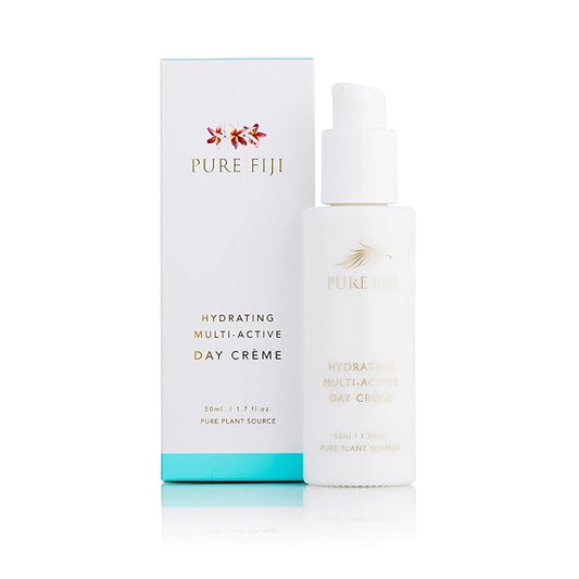 PURE FIJI Hydrating Day Face Cream Multi Active Hydrating Face Moisturizer Gel Cream to Hydrate and Smooth Skin, Natural Formula for All Skin Types 1.7 Fl.Oz