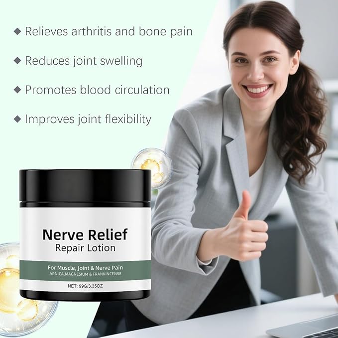 2 Pcs Alcura Nerve Cream, Neuropathy Lotion with Arnica for Joint Neck Lumbar Hand Foot and Knee Relief Care Cream.