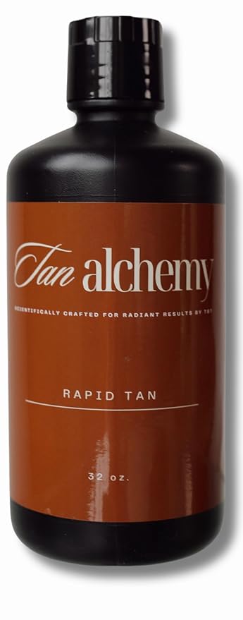 Tampa Bay Tan Spray Tan Solution Tan Alchemy Rapid Tanning Bronze Solution - Sunless Airbrush Spray Tan - 32oz