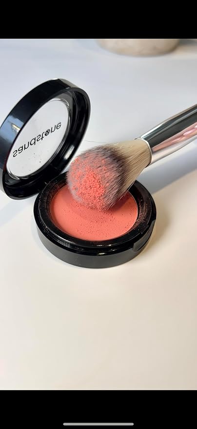 Sandstone Scandinavia Hypoallergenic Pressed Powder Blush – Smooth & Blendable – Lightweight, Long-Lasting – Vegan – Peach