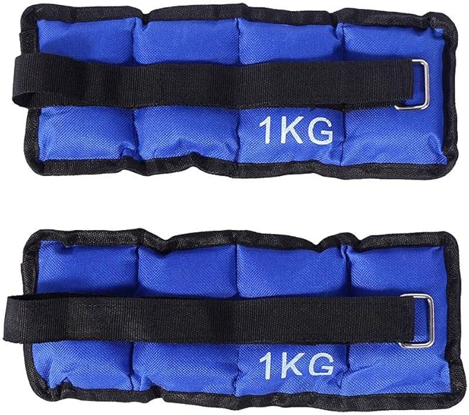 2x 1kg/2.2lb Wrist Ankle Weights for Women