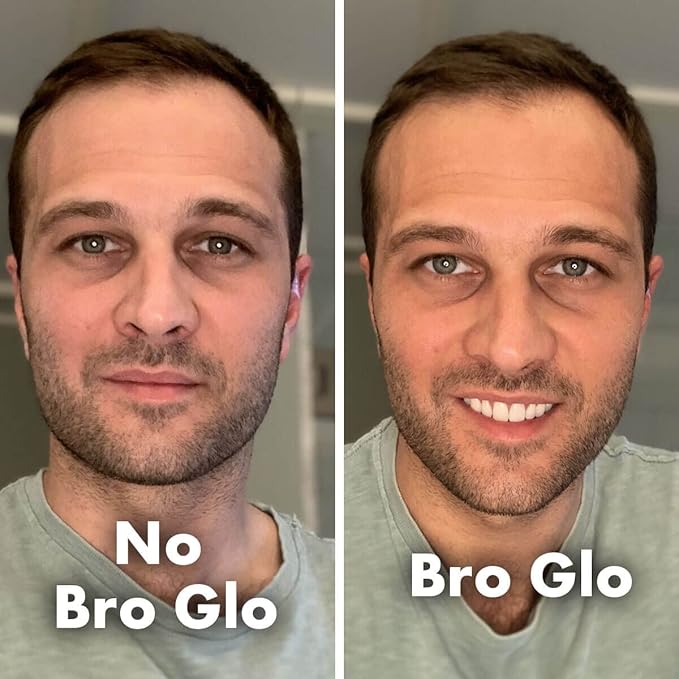 Bro Glo Self Tanner for The Boys - Starter Bundle - Easy Sunless Tan For Your Face & Body With Mitt Applicator - Oil Free Water Based for Faster Skin Drying - Natural Sun Kissed Bronze Color Perfect for Men - Gift Set (Starter Bundle)