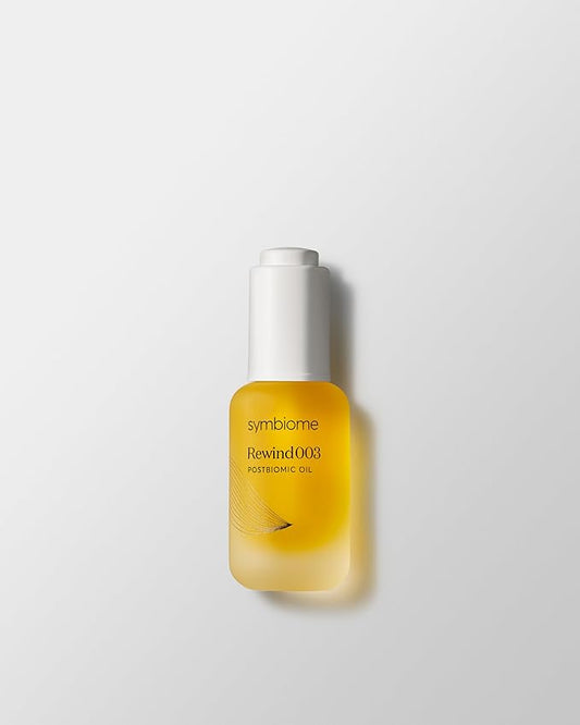 symbiome Rewind003 Age-Defying Face Oil, Stimulating and Rehydrating Skin Oil for the Face, Postbiomic Blend Face Oil Moisturizer, Vegan & Organic Face Oil, 30mL