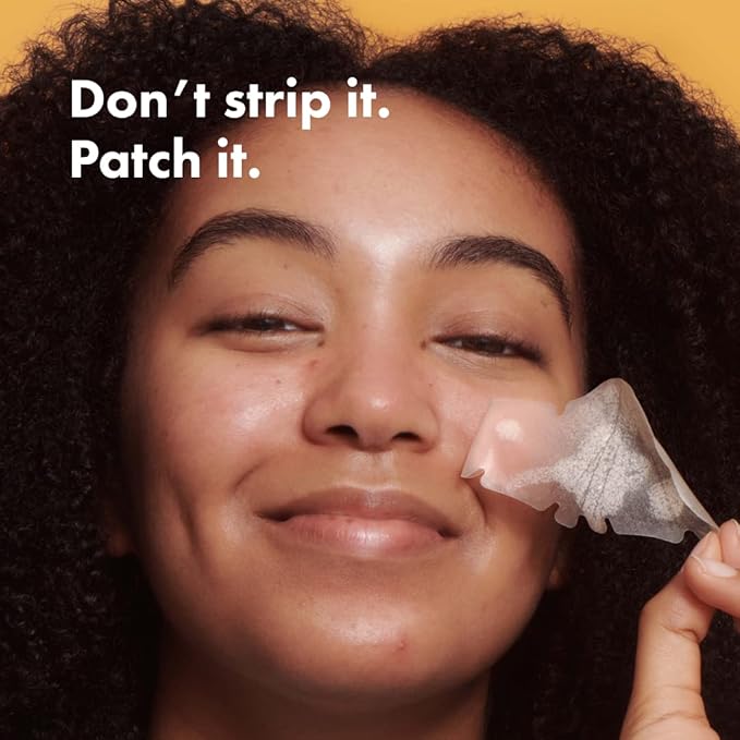 Mighty Patch Nose Pimple Patches from Hero Cosmetics, Large Hydrocolloid Pore Strips, Dermatologist Approved, Overnight, Pimple Stickers to Absorb Acne Nose Gunk, 10 Count (Pack of 2)