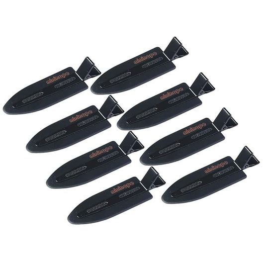 minihope No Crease styling Clips, Big size 3.1inch 8cm,Black,8-count.…