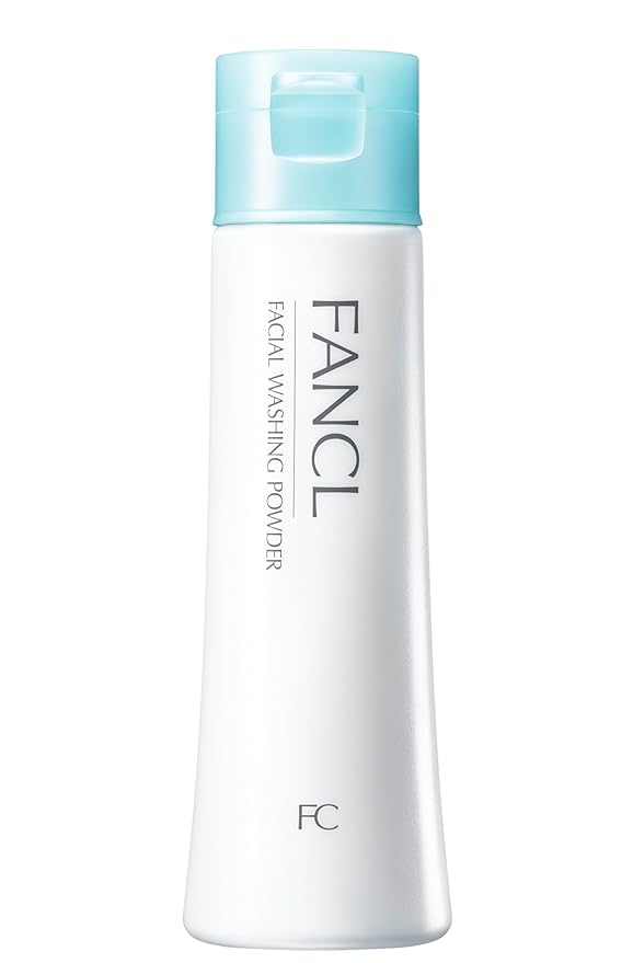 FANCL Facial Cleansing Powder – Japanese Powder-to-Foam Cleanser with Agar & Rice Starch, Gently Removes Impurities & Clogged Pores, Preservative-Free Hydrating Formula [US Exclusive Edition]