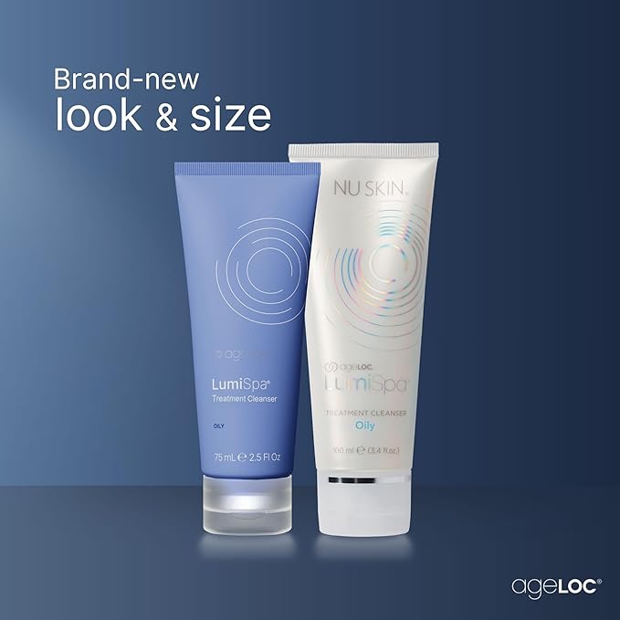 Nu Skin ageLOC LumiSpa Treatment Cleanser | Oily Skin | Daily Face Wash with LipoBalance Technology | Supports a Balanced, Refreshed Complexion | Formula with Botanical Extracts | 2.5 fl oz