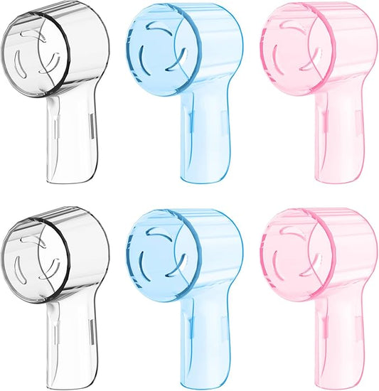 6 Pack Toothbrush Heads Dustproof Cover Compatible with Oral B, Fits for Oral-B iO Series (Mixing Colors-2)