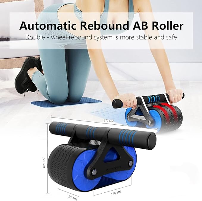 Automatic Rebound Abdominal Roller Wheelï¼Œquiet Non-slip Core Abdominal Exerciser