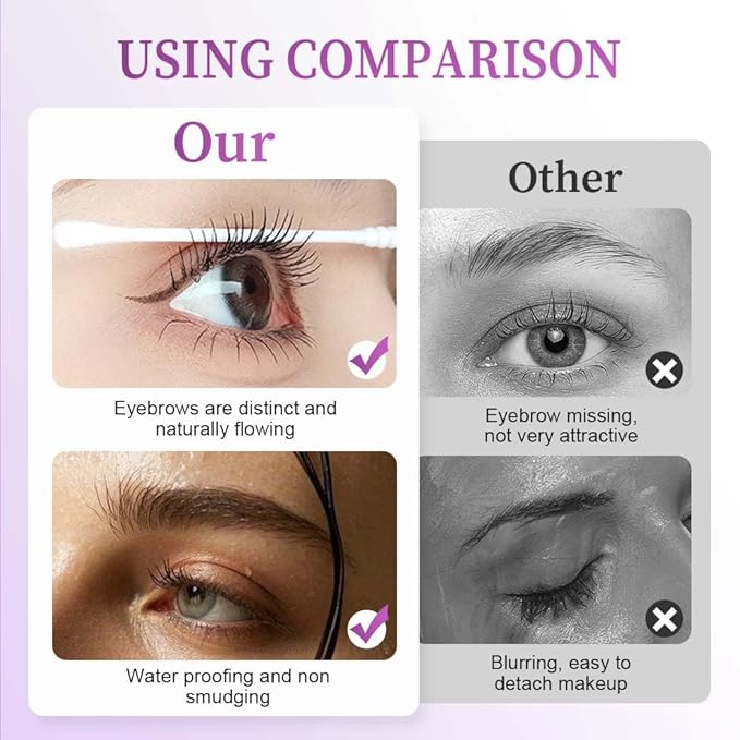 Mascara for Older Women 60 Plus, 2025 New Mascara Volume and Length for Mature Women with Thinning Lashes, Non Clumping Waterproof Long Wear (Black*2)