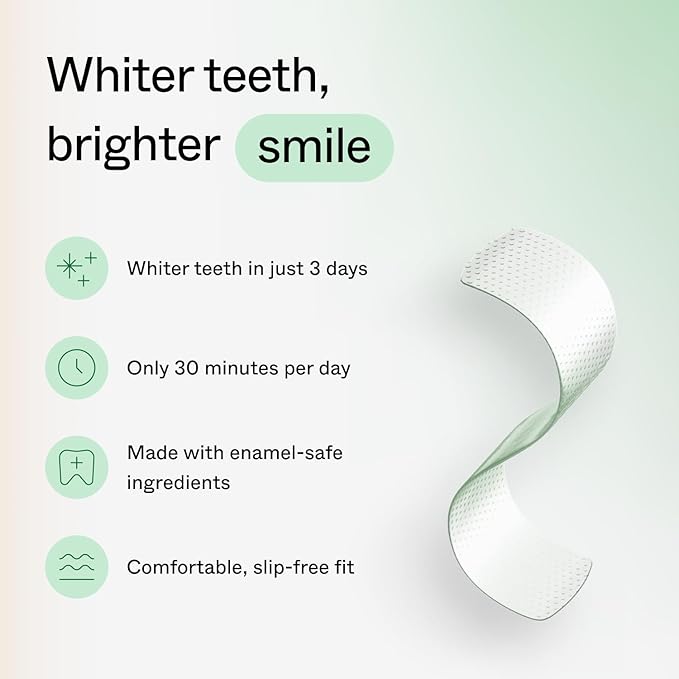 Opalescence GO Teeth Whitening Strips (24 Treatments) Hydrogen Peroxide Formula 10% – Enamel Safe – Comfortable Slip Free - Teeth Bleaching - Sensitivity Free - Plus Toothbrush- 6050-2T