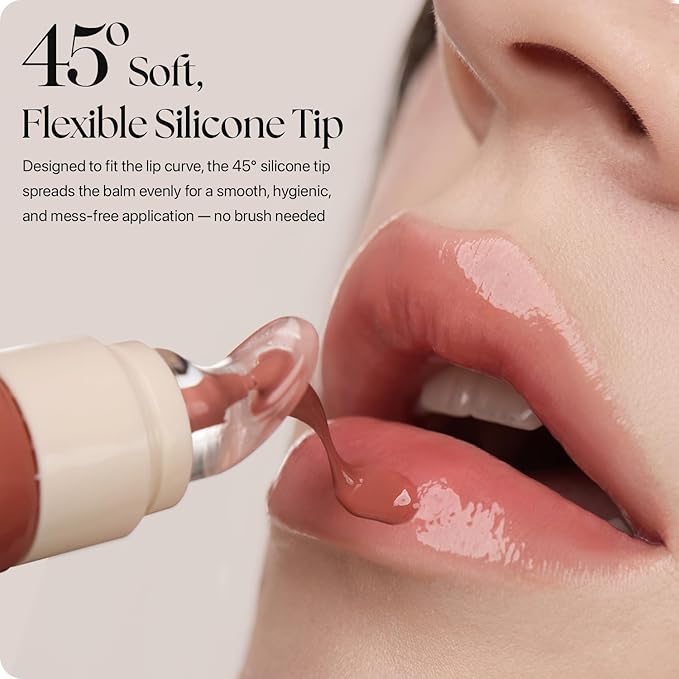 Nature Republic Honey Melting Lip Butter Balm – Moisturizing Tinted Balm with Peptides, for Sheer & Glossy, Smooth & Soft Lips (LYCHEE JELLY)