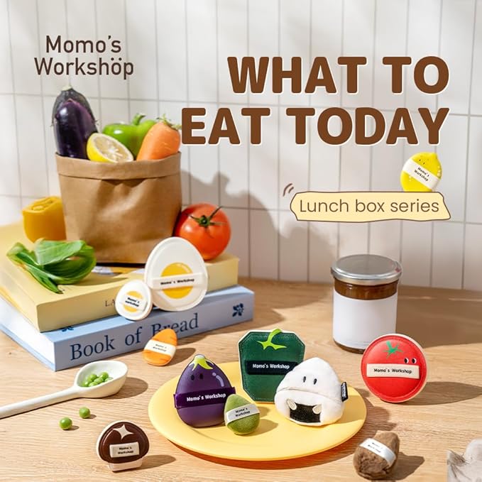 Momo's Workshop Sun Egg Makeup Sponge Puff & Tomato Makeup Sponge Set - 2PC Medium Bounce Rubycell Foundation Puffs for Creamy Finish, Quick Blending, Comfortable for All Skin Types & Storage Case