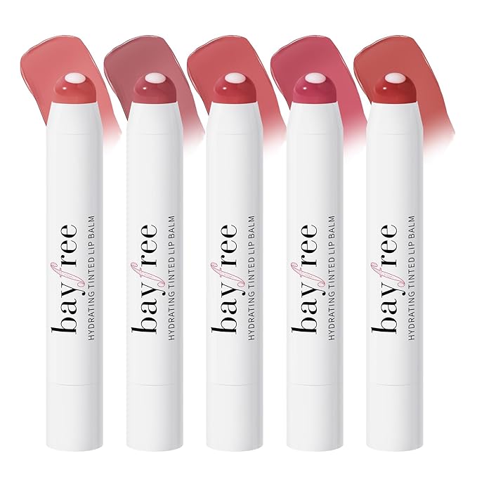 Tinted Lip Balm Plumper Set, Glossy,