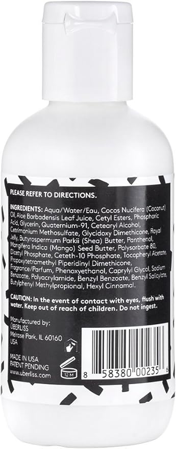 Uberliss Bond Repair Conditioner - 3.7 oz - Hair Mask For Damaged Hair - Patented Formula - Instant Results and Improvement