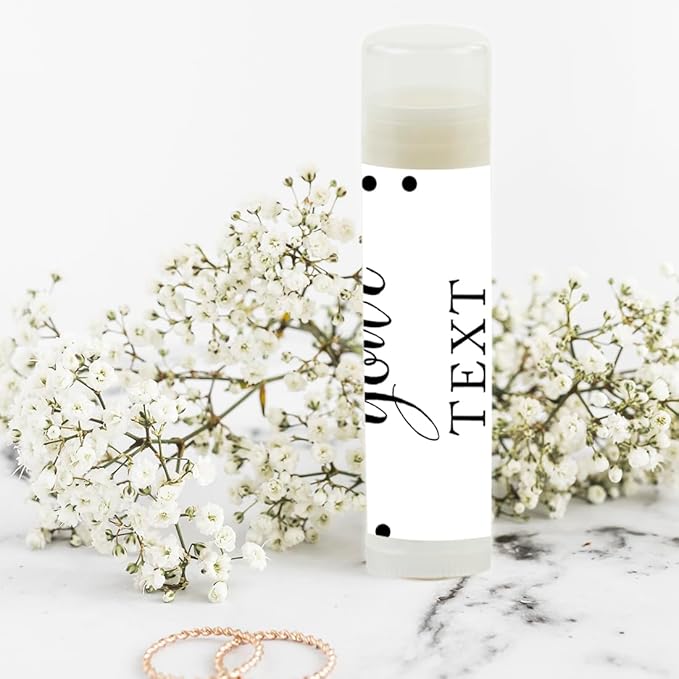 Andaz Press Personalized Lip Balm Party Black