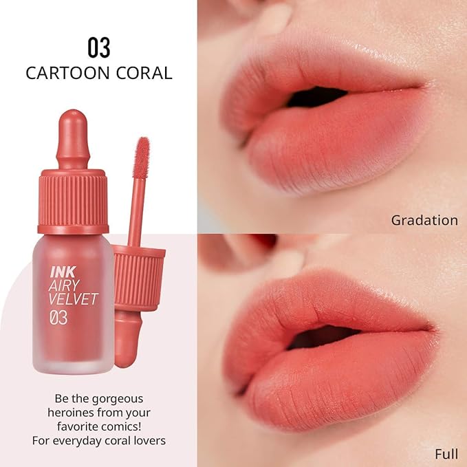 Peripera Ink Airy Velvet Lip Tint, Liquid Lip oz,