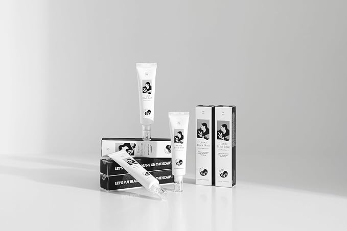 SOY LAB Honey Black Bean Scalp Ampoule - 64% Black Soybean Extract, Scalp Nourishment & Strengthening for Fuller-Looking Hair - 40ml