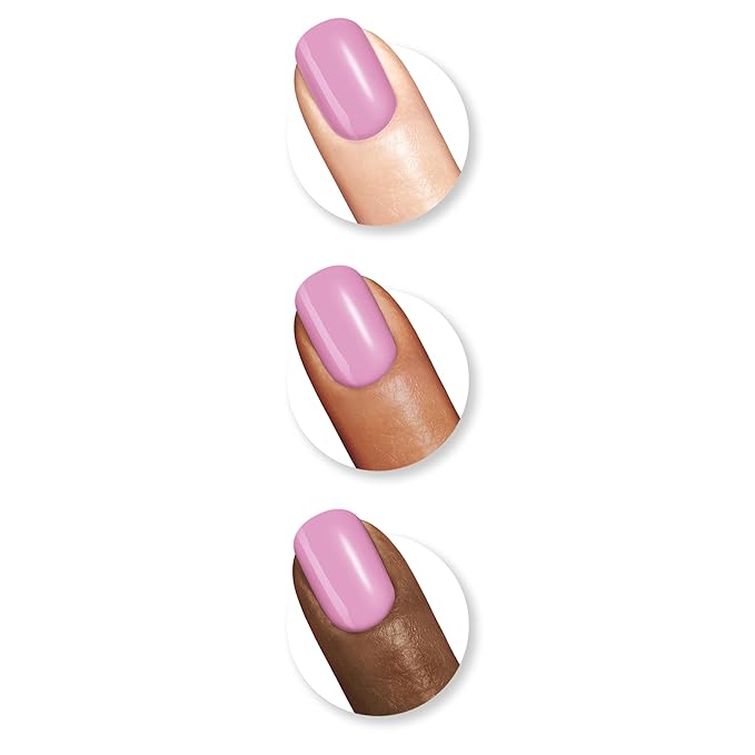 Sally Hansen Miracle Gel Salon Quality Nail Polish | Gel-Like Formula, Two-Step System, No UV Light Needed, Long Lasting | Opaque, Glossy | 534 Orchid-ing Aside | Orchid Pink Nail Color