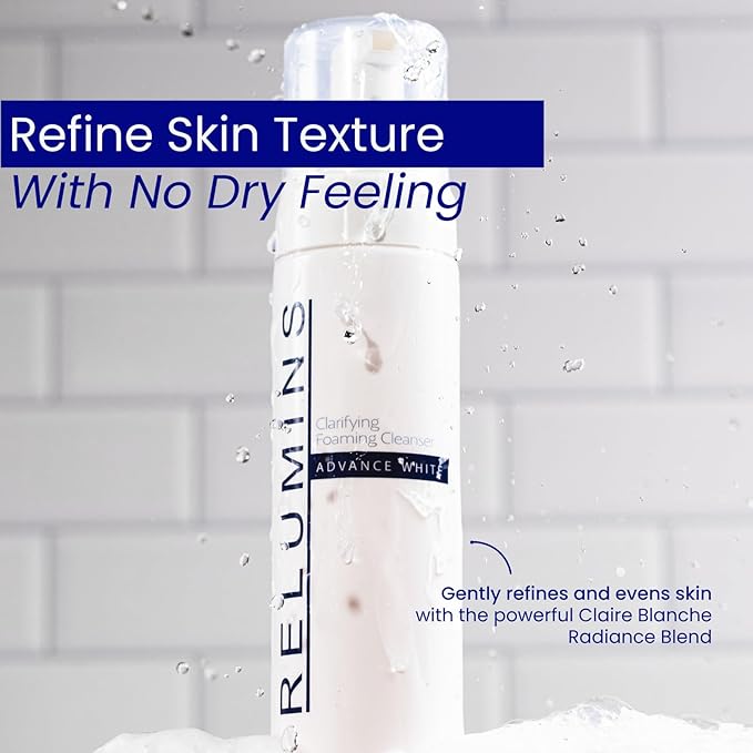 Relumins Advance Clarifying Foaming Cleanser | Gentle & Effective Facial Cleanser for Sensitive Skin | Removes Dirt, Oil & Makeup, Non-Drying Formula – 200ml