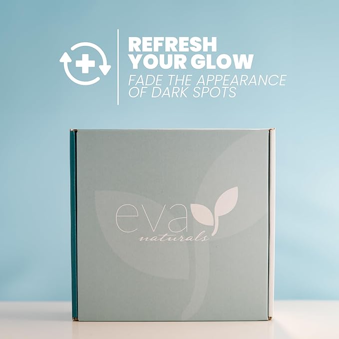 Eva Naturals Rejuvenating Skincare Set – 5-in-1 Routine with Cleanser, Toner, Vitamin C Plus Serum, Eye Gel and Collagen Peptide Moisturizer for Face, Anti-Wrinkle, Dark Spots, Acne and Skin Replenish