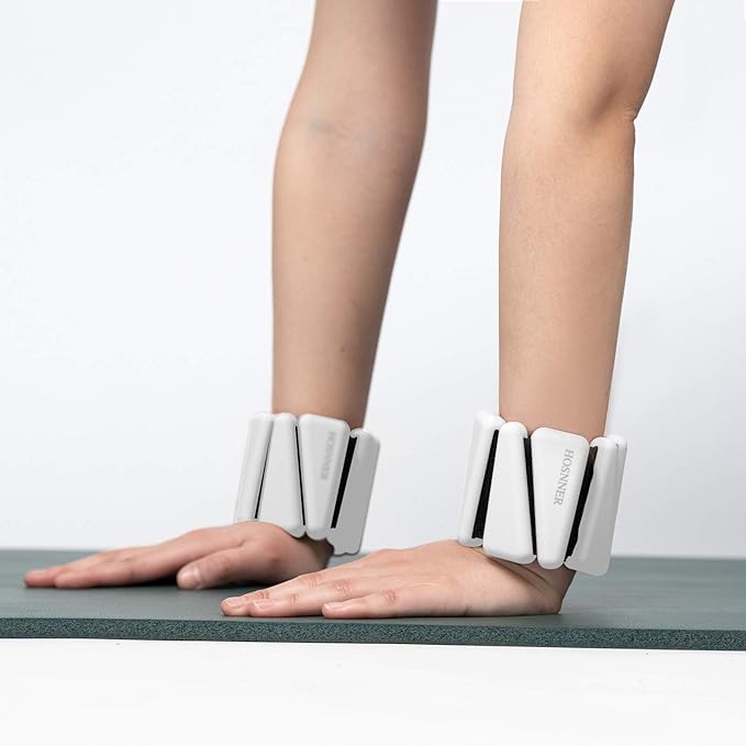 Adjustable Women Wrist Weights - Silicone Bracelet Button 1 LB 2 Per