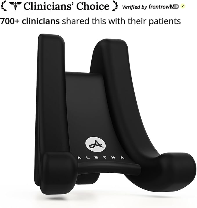 Aletha Health The Range | Neck & Shoulders Deep Tissue Muscle Release Tool | Upper Body Massage | Headache, Neck, Shoulder Pain Relief | Suboccipitals, PEC Minor, Upper Trap | Posture & Mobility