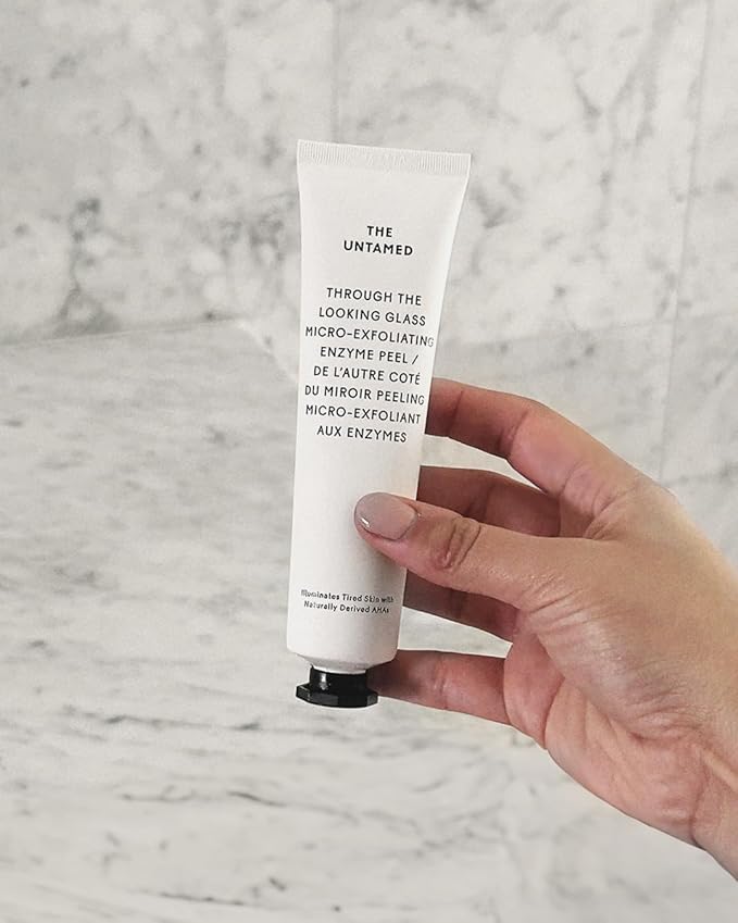 The Untamed Through the Looking Glass Micro-Exfoliating Enzyme Peel 2.4 fl oz – Face Exfoliator with Glycolic & Lactic Acid – Helps Brighten, Smooth & Hydrate for Refined Skin Texture