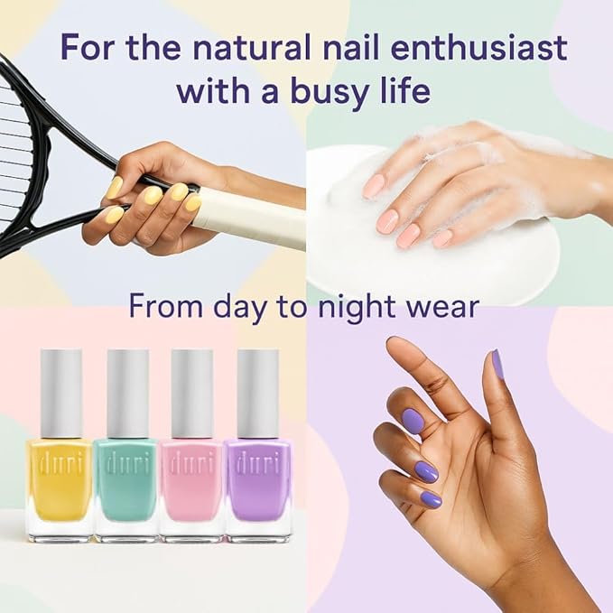 duri Nail Polish, 110S Lilac Dream, Pastel Lavendar Pink