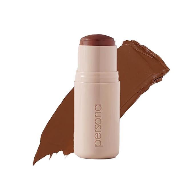 PERSONA Dreamstick Cream Bronzer | Lightweight, Blendable & Non-Comedogenic | With Kaolin, Nylon-12, White & Green Tea Extracts | Vegan, Cruelty-Free Glow Stick (0.32 oz) | Made in USA, Sahara
