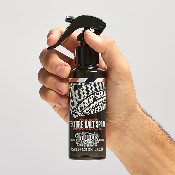 Johnny's Chop Shop, Trigger Happy Texturizing Salt Spray, Hair Styling for Men, 125ml