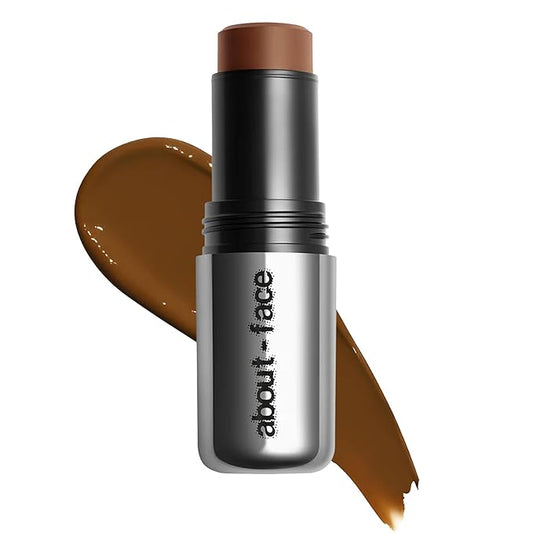 about-face Beach Freak Bronzer Stick Coney Island– Ultra-Creamy, Vegan Bronzer & Contour Stick with Skincare Benefits – Dewy Finish – Hydrating Formula with Daikon Seed Extract – Light/Medium