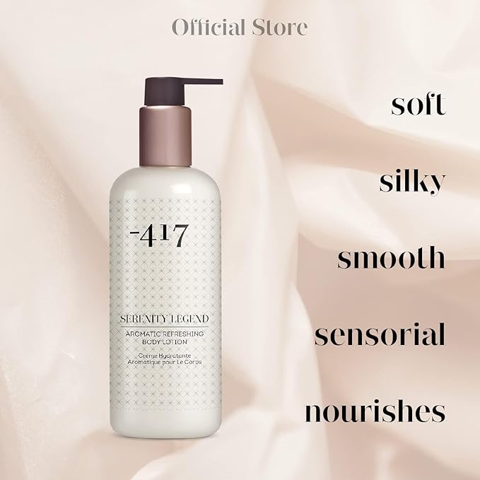 -417 Dead Sea Cosmetics Aromatic Refreshing Body Lotion - Daily Moisturizing Lotion to Nourish Dry Skin 11.83 oz