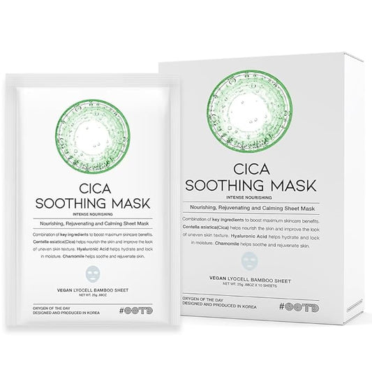 Cica Calming Mask for Face Sensitive Irritated Skin, Acid 10EA