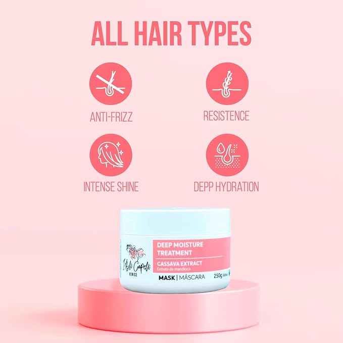 I Belli Capelli Ravenna B-tox Kit - Hair Treatment with Argan Oil Mask 250g, Formaldehyde-Free, Anti-Frizz and Smoothing for Blond Hair (1 B-tox + 1 Mask)
