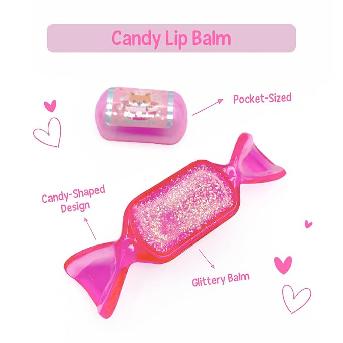 Hot Focus | All About Lips Kawaii Bears Edition – Assorted Lip Gloss Flavors, Non-Toxic Lip Glosses & Makeup for Kids & Teens