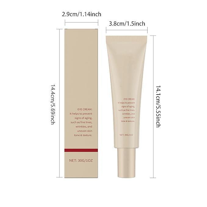 Retinol Anti-Wrinkle Eye Cream 30g - Visibly Diminishes Fine Lines & Wrinkles, Hydrates & Firms, Gentle Formula for All Skin Types, Daily Use, Cruelty-Free