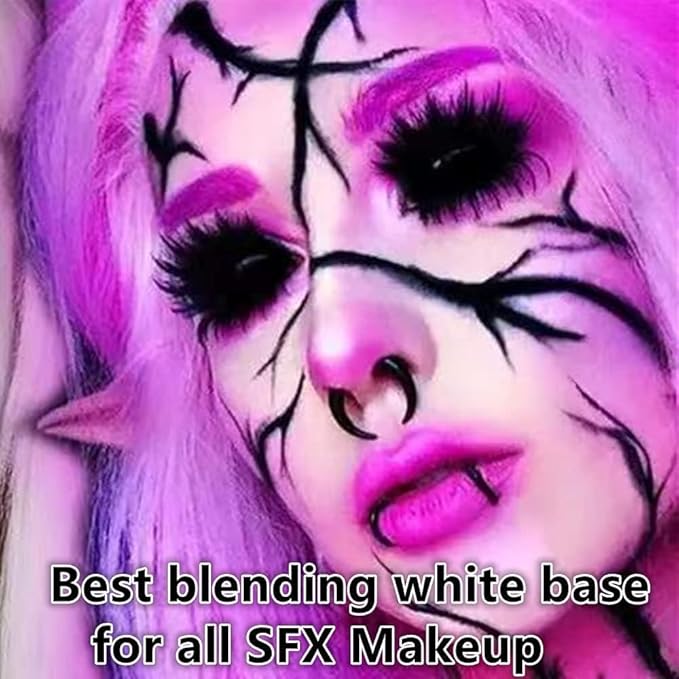 Go Ho Pastel Pink Face Paint Stick(0.85oz),Water Based Cream Light Pink Body Paint Washable,Liquid Concealer,Covers Oil-Free,Halloween Cosplay SFX Foundation Makeup
