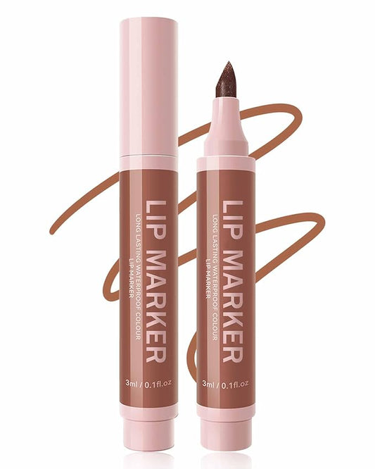 Lip Stain Marker Pen-1Pcs Nude Brown Lip T