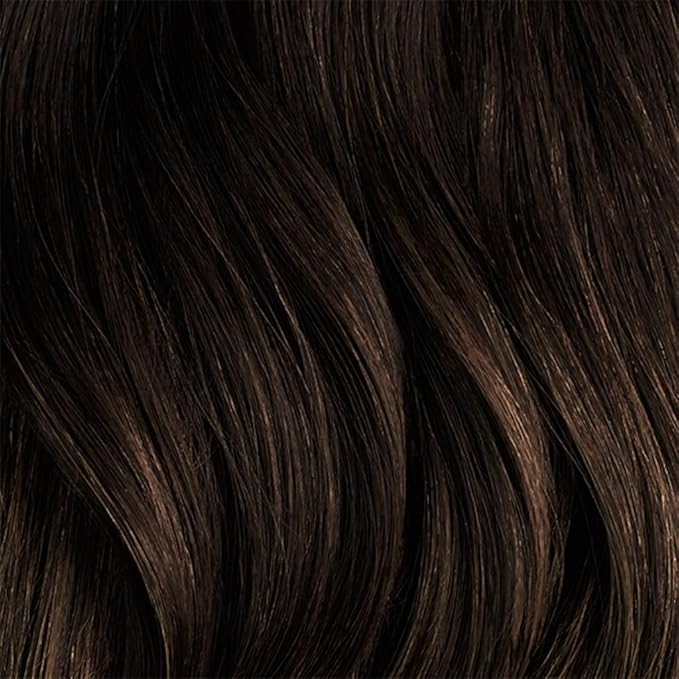 Luxy 100% Remy Human Hair Extensions for Thin Hair Thinning Hair Fill-Ins – 6 Seamless Wefts Multi-Dimensional Color Blend - Natural-Looking Volume & Coverage 50 grams 12" Mocha Brown Balayage