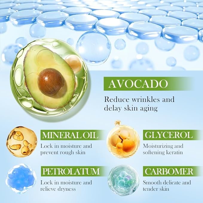 Avocado Facial Skincare Set - Complete Moisturizing